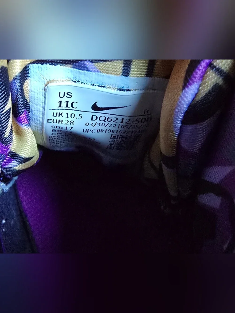 Sz 11C Toddler Kids NIKE LITTLE POSITE ONE 